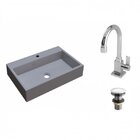 Kit Cuba Rt55 Com Torneira Luxo 1195 E Válvula Click 1 Polega