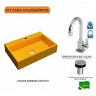 Kit Cuba Rt55 Com Torneira Luxo 1195 E Válvula Click 1 Polega