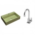 Kit Cuba Rt55 Com Torneira Luxo 1195 Metal 1/4 Volta Compace