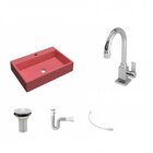 Kit Cuba Rt55 Com Torneira Luxo 1195 Metal E Válvula 1 Polega