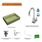 Kit Cuba Rt55 Com Torneira Luxo 1195 Metal E Válvula Click 1