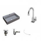 Kit Cuba Rt55 Com Torneira Luxo 1195 Metal E Válvula Click 1