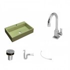 Kit Cuba Rt55 Com Torneira Luxo 1195 Metal E Válvula Click 1