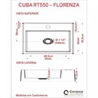 Kit Cuba Rt55 Com Torneira Luxo 1195 Metal E Válvula Click 1