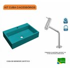 Kit Cuba Rt55 Com Torneira Pratika 1060 Metal 1/4 Volta Compa