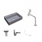 Kit Cuba Rt55 Com Torneira Pratika 1060 Metal E Válvula 1 Pol