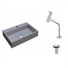 Kit Cuba Rt55 Com Torneira Pratika 1060 Metal E Válvula 1 Pol