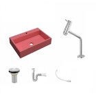 Kit Cuba Rt55 Com Torneira Pratika 1060 Metal E Válvula 1 Pol