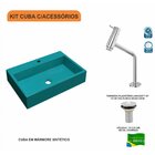 Kit Cuba Rt55 Com Torneira Pratika 1060 Metal E Válvula 1 Pol