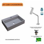 Kit Cuba Rt55 Com Torneira Pratika 1060 Metal E Válvula Click