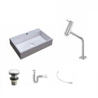 Kit Cuba Rt55 Com Torneira Pratika 1060 Metal E Válvula Click