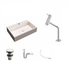 Kit Cuba Rt55 Com Torneira Pratika 1060 Metal E Válvula Click