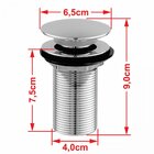 Kit Cuba Rt55 Com Torneira Pratika 1060 Metal E Válvula Click