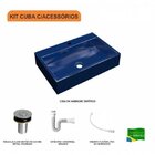 Kit Cuba Rt55 Com Válvula Click 1 Polegada B E Sifão Pvc E Fl