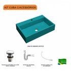 Kit Cuba Rt55 Com Válvula Click 1 Polegada G E Sifão Pvc E Fl