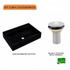 Kit Cuba Rt55 Com Válvula Metal 1 Polegada Compace Preto