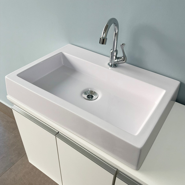 Kit Cuba Rubi + Torneira Bica Móvel + Válvula + Sifão + Engat