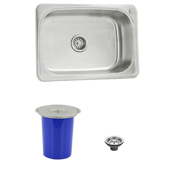 Kit Cuba Simples Inox + Lixeira De Embutir 5l Guimmis.casa