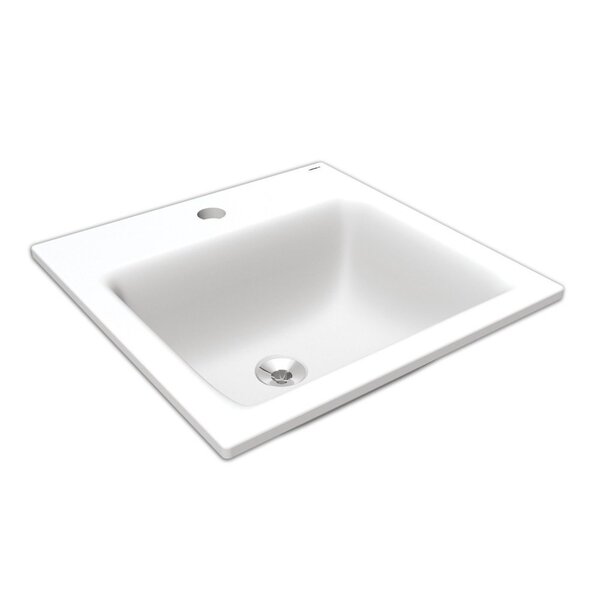 Kit Cuba Sobrepor Quadrada Ss-01 Com Sifão E Válvula Lorenzet