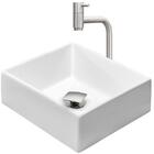 Kit Cuba Tulipa Sobrepor Com Torneira Inox E Valvula Click