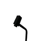 Kit Cuba Vidro Quadrada 30cm + Torneira + Valvula Preto Fosco