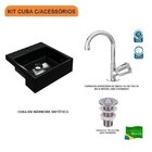 Kit Cuba Xq355 Com Torneira C50 E Válvula 1 Polegada Abs Comp