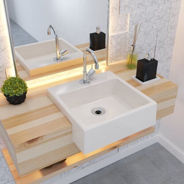 Kit Cuba Xq355 Com Torneira C50 E Válvula 1 Polegada Abs Comp