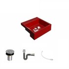 Kit Cuba Xq355 Com Válvula Click 1"b Com Sifão Cromado E Flex