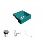 Kit Cuba Xq355 Com Válvula Click 1"b Com Sifão Pvc E Flexível