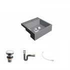 Kit Cuba Xq355 Com Válvula Click 1"g Com Sifão Cromado E Flex