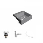 Kit Cuba Xq355 Com Válvula Click 1"g Com Sifão Pvc E Flexível