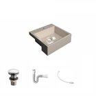 Kit Cuba Xq355 Com Válvula Click 1"g Com Sifão Pvc E Flexível