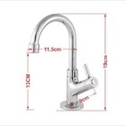 Kit Cuba Xq355 Torneira 1198 Metal 1/4 Volta Compace Azul Tur