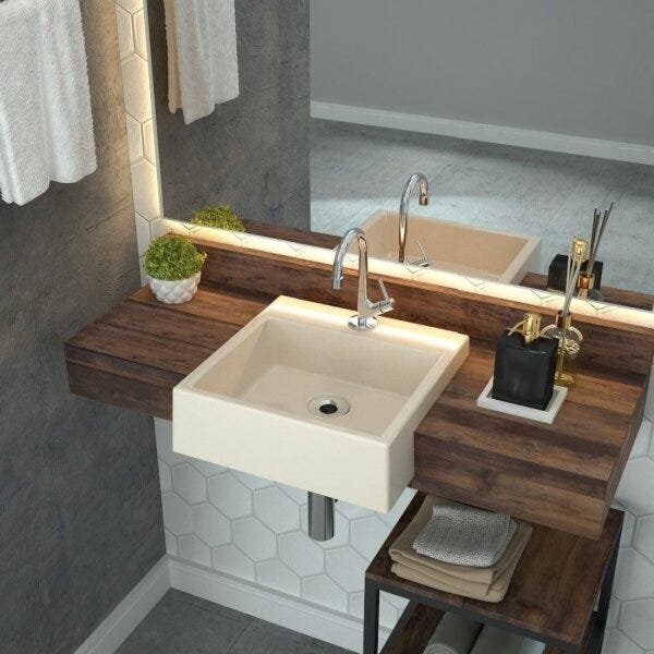 Kit Cuba Xq355 Torneira 1198 Metal E Válvula 1 Polegada Compa