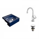 Kit Cuba Xq355 Torneira 1198 Metal E Válvula Click 1 1/2 Pole