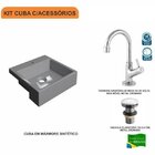 Kit Cuba Xq355 Torneira 1198 Metal E Válvula Click 1 Polegada