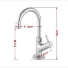 Kit Cuba Xq355 Torneira 1198 Metal E Válvula Click 1 Polegada