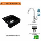 Kit Cuba Xq355 Torneira 1198 Metal E Válvula Click 1 Polegada