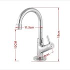 Kit Cuba Xq355 Torneira 1198 Metal E Válvula Click 1 Polegada