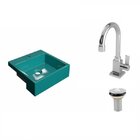 Kit Cuba Xq355 Torneira Luxo 1195 E Válvula 1 Polegada Compac