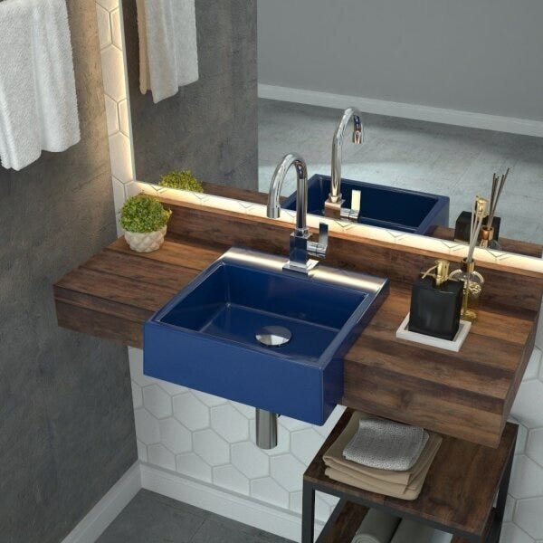 Kit Cuba Xq355 Torneira Luxo 1195 Metal Válvula Click 1 Poleg