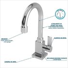 Kit Cuba Xq355 Torneira Luxo 1195 Válvula Click 1 Polegada G