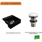 Kit Cuba Xq355 Válvula Click 1 1/2 Polegada Compace Preto
