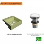 Kit Cuba Xq355 Válvula Click 1 Polegada G Compace Verde Acqua