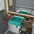 Kit Cuba Xq355 Válvula Click Botão 1 Polegada B Compace Azul