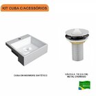Kit Cuba Xq355 Válvula Metal 1 Polegada Compace Branco