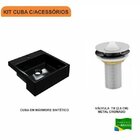 Kit Cuba Xq355 Válvula Metal 1 Polegada Compace Preto