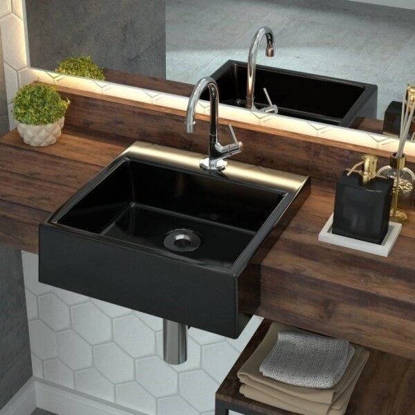 Kit Cuba Xq355 Válvula Metal 1 Polegada Compace Preto