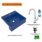 Kit Cuba Xq395 Com Torneira 1198 Metal E Válvula Click 1"g Co