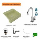 Kit Cuba Xq395 Com Torneira Luxo 1195 E Válvula Click 1 1/2 C